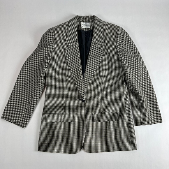 Pendleton Jackets & Blazers - Pendleton Button Front Blazer Women size Miss Medium Multi Color Checker Blazer
